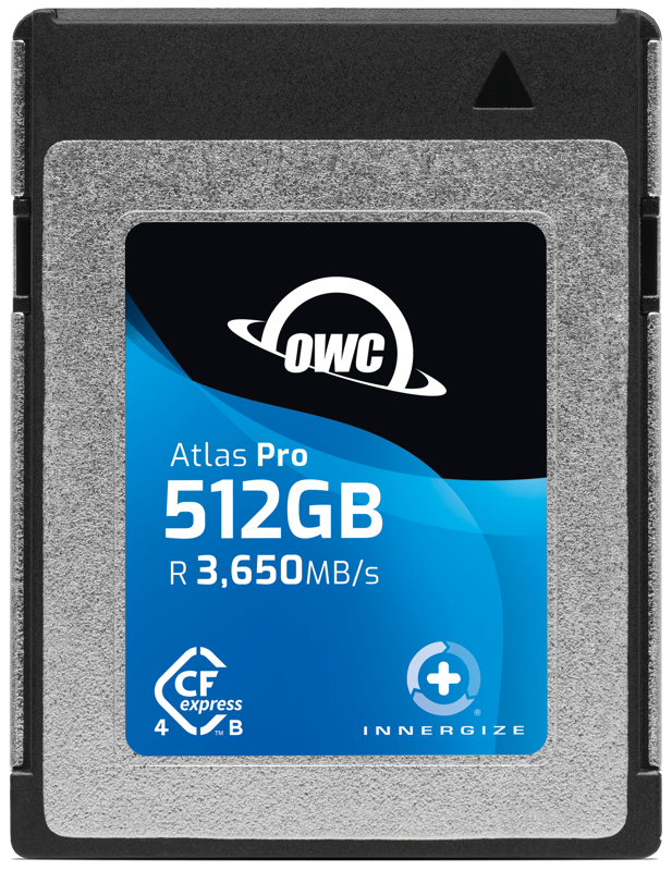 Karta pamięci OWC CFexpress Atlas Pro R3650/W3000/SW800 (Type B) G4 - 512GB