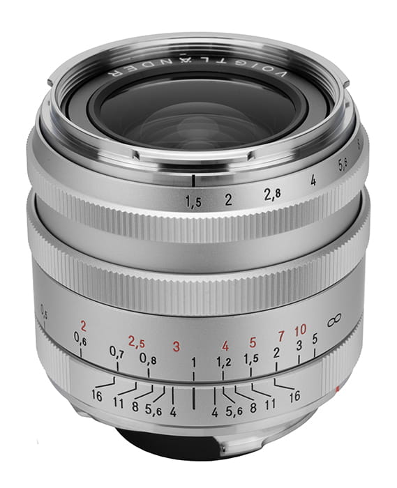 Obiektyw Voigtlander Nokton I Vintage Line 28 mm f/1,5 do Leica M - srebrny