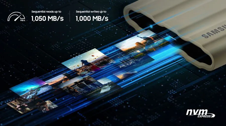 dysk przenośny samsung portable ssd t7 shield usb 3.2 4 tb