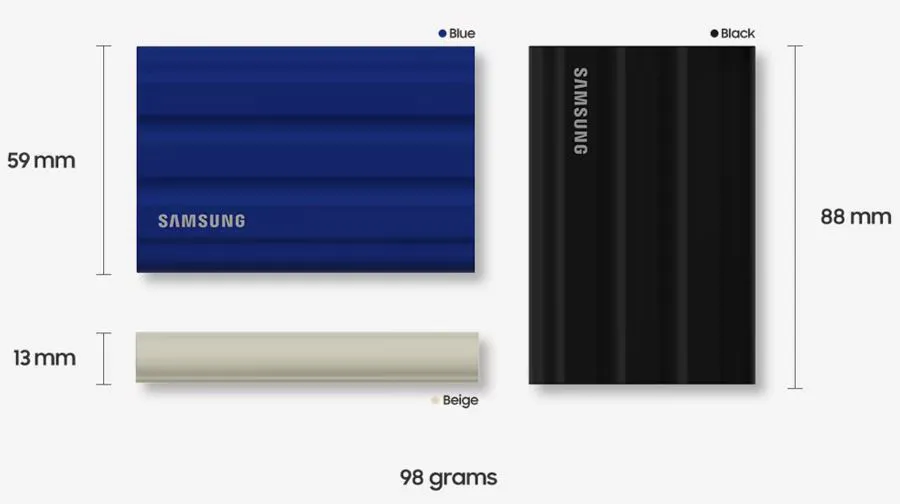 samsung portable ssd t7 shield usb 3.2 4 tb