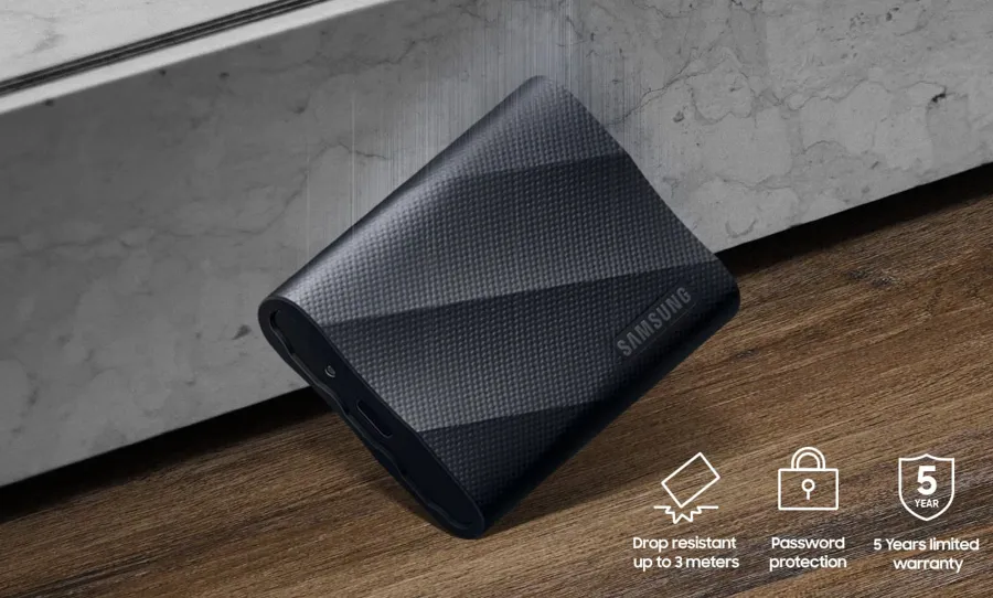 samsung portable ssd t9 usb 3.2 gen 2x2 2 tb czarny