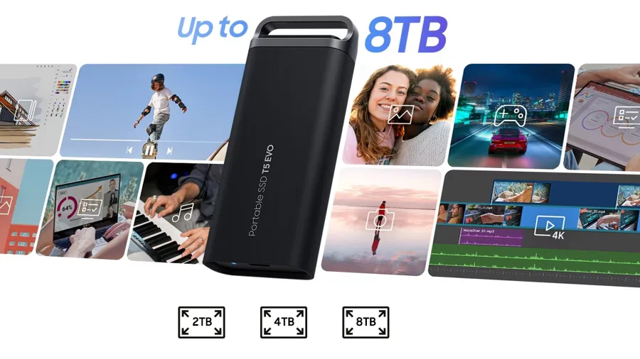 dysk przenośny samsung portable ssd t5 evo usb 3.2 gen1 2 tb