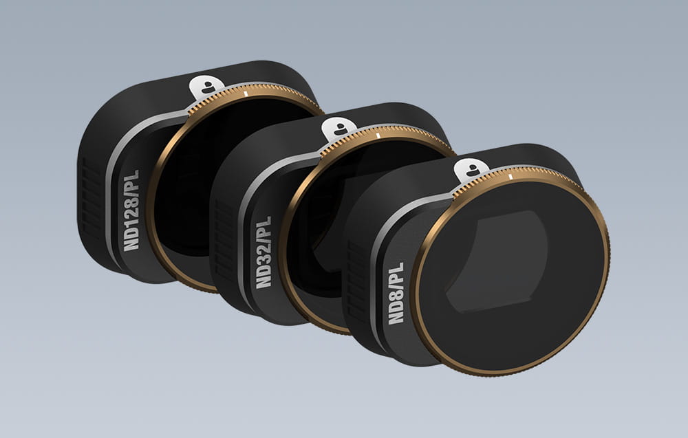 filtry polarpro nd8/pl, nd32/pl, nd128/pl do dji mini 4 pro