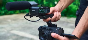 sony xlr-h1 uchwyt z modułem xlr do kamer fx3/ fx30