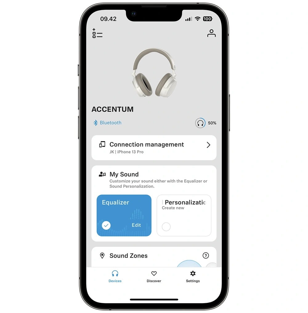 słuchawki nauszne sennheiser accentum wireless