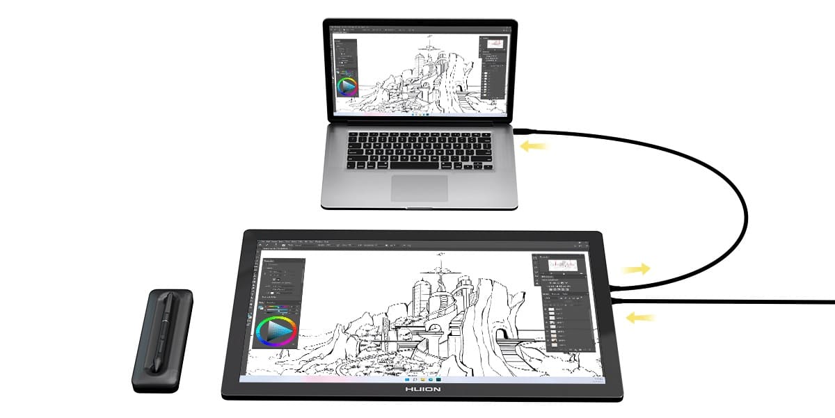 tablet graficzny huion kamvas pro 19