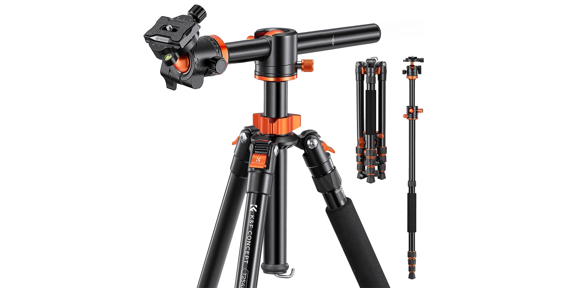 statyw k&f concept t254a4 z głowicą kulową bh-28l