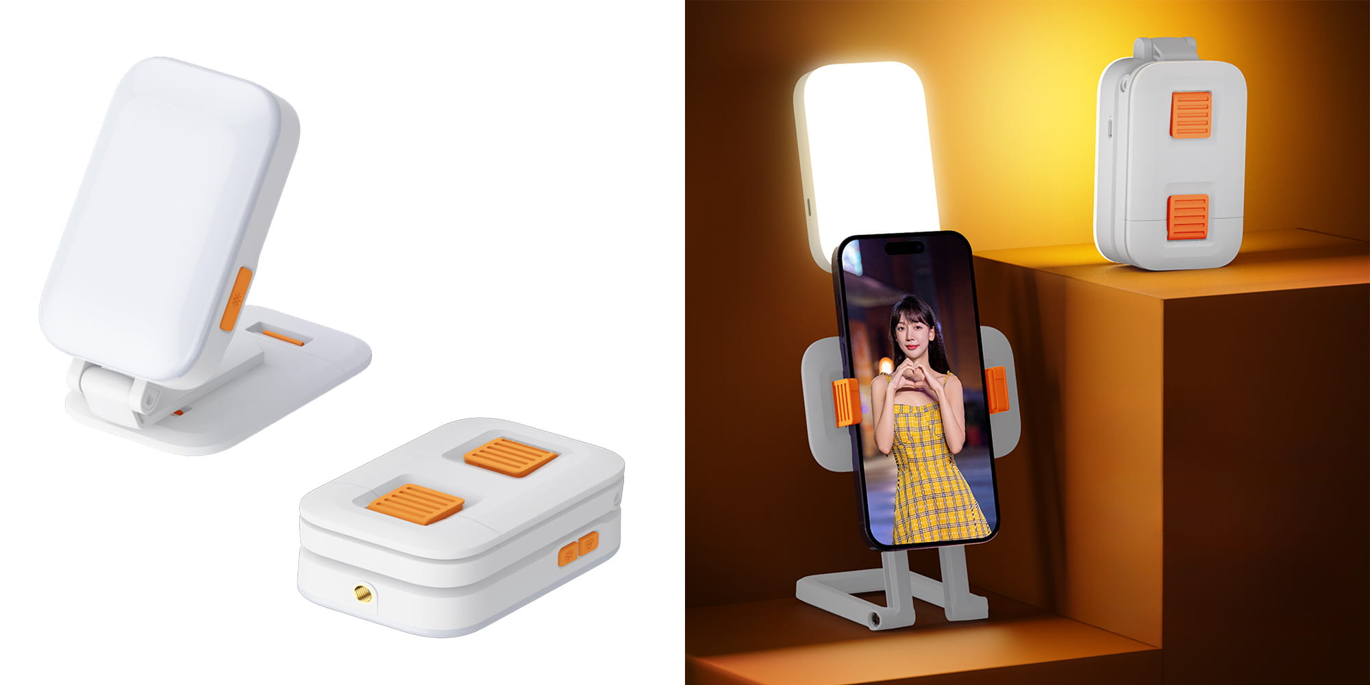 lampka led z uchwytem na smartfon