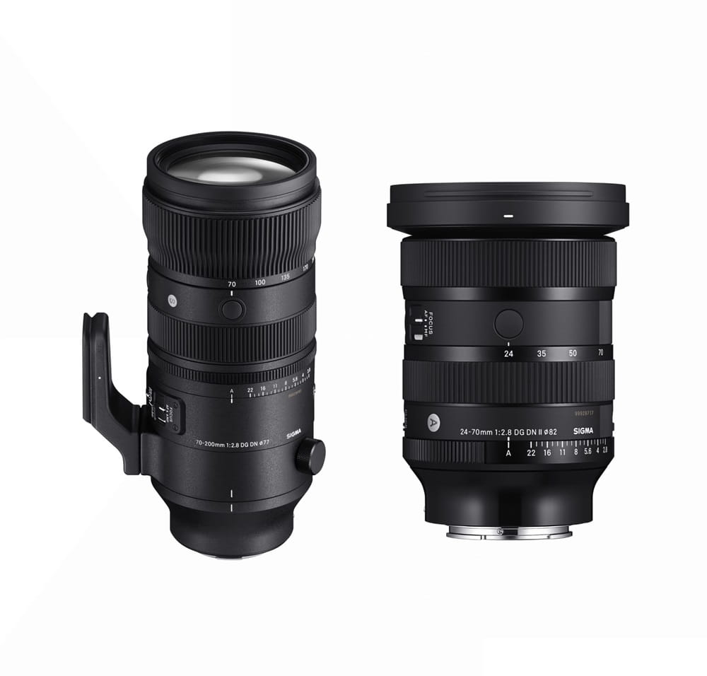 Obiektyw Sigma 24-70mm F2.8 DG DN II + 70-200mm F2.8 DG DN Sony E