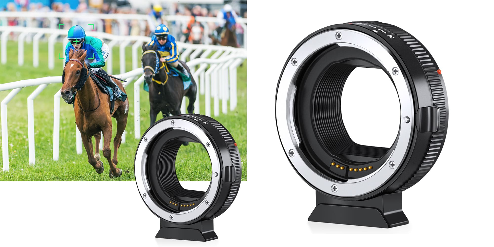 adapter bagnetowy k&f concept - canon ef / canon rf