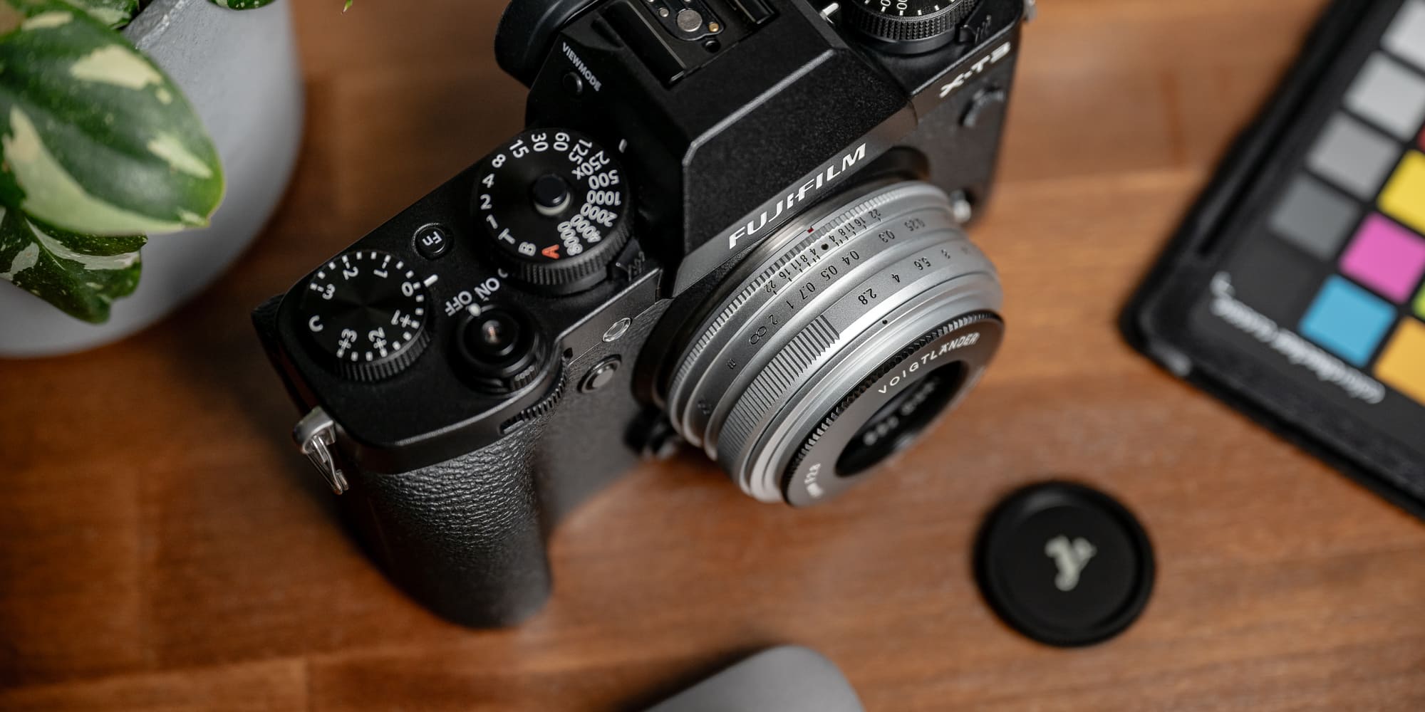 voigtlander color skopar 18 mm f/2,8 do fujifilm x - srebrny