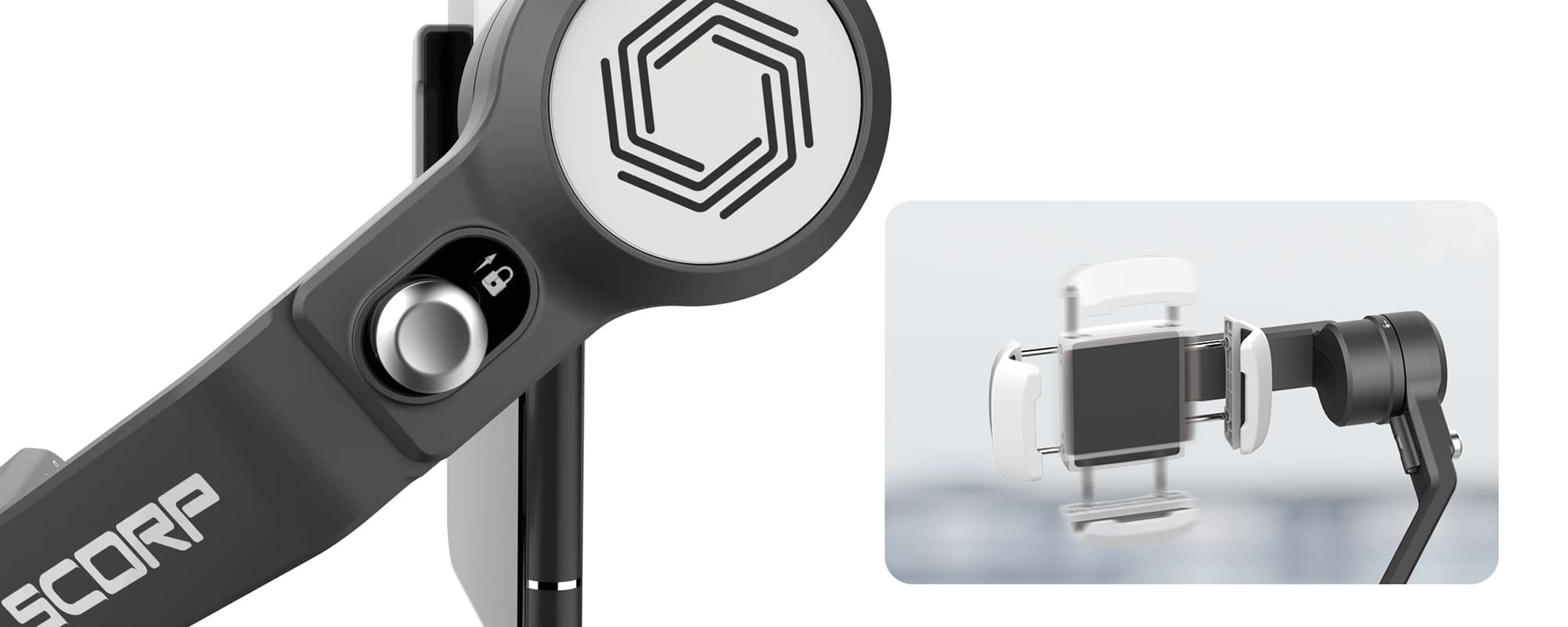 gimbal ręczny feiyutech scorp mini p kit do smartfonów - czarny