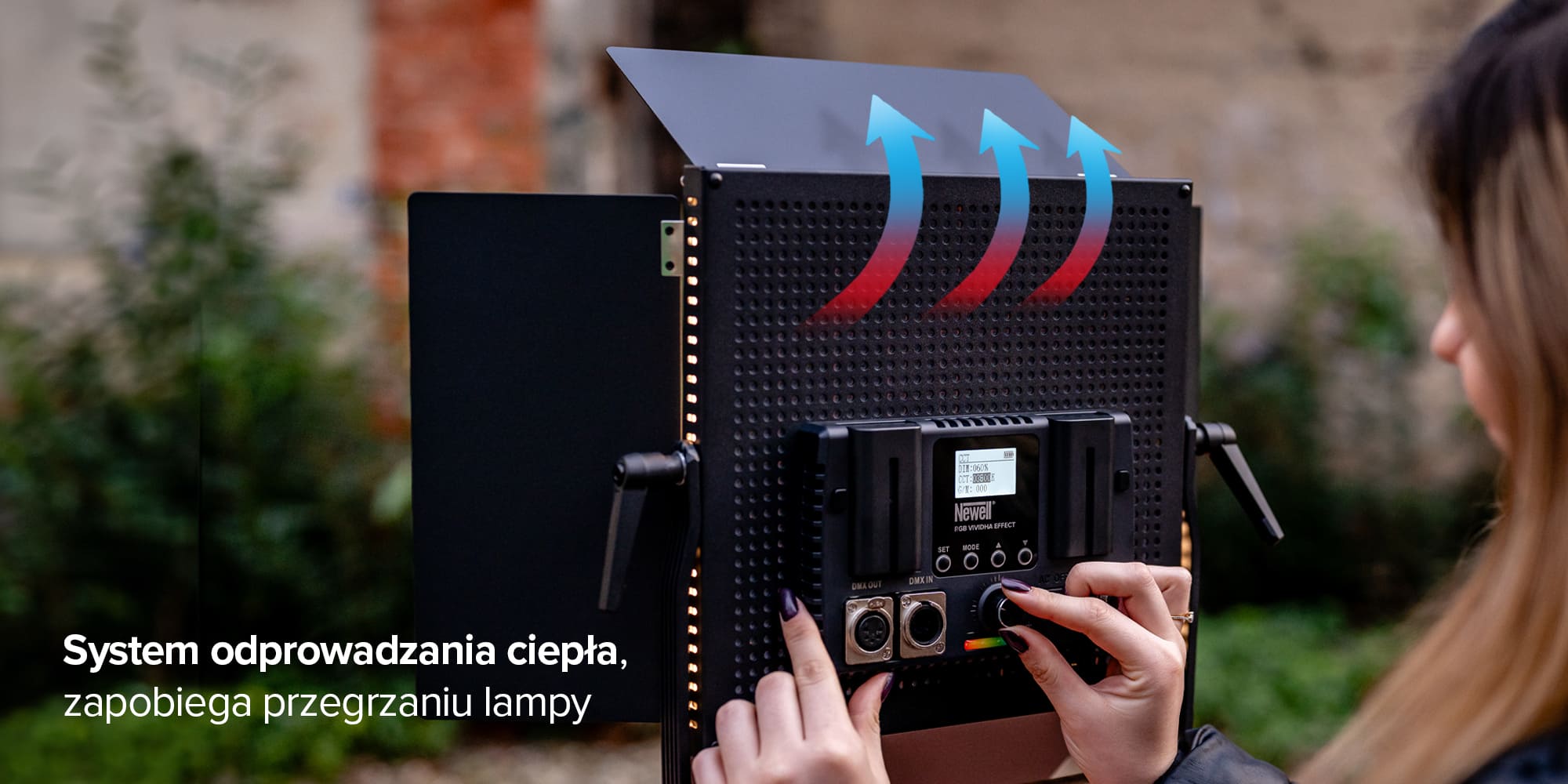 lampa led newell rgb vividha effect