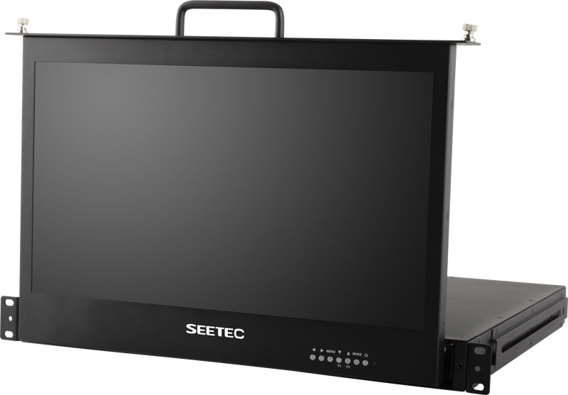 wysuwany monitor seetec 17.3" 1ru do montażu stelażowego