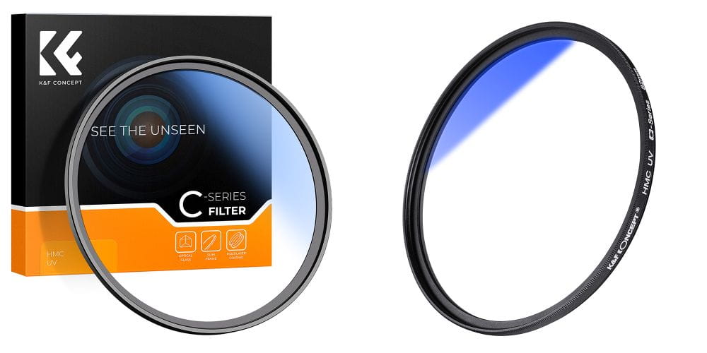 filtr uv k&f concept nano-c hmc uv - 62 mm