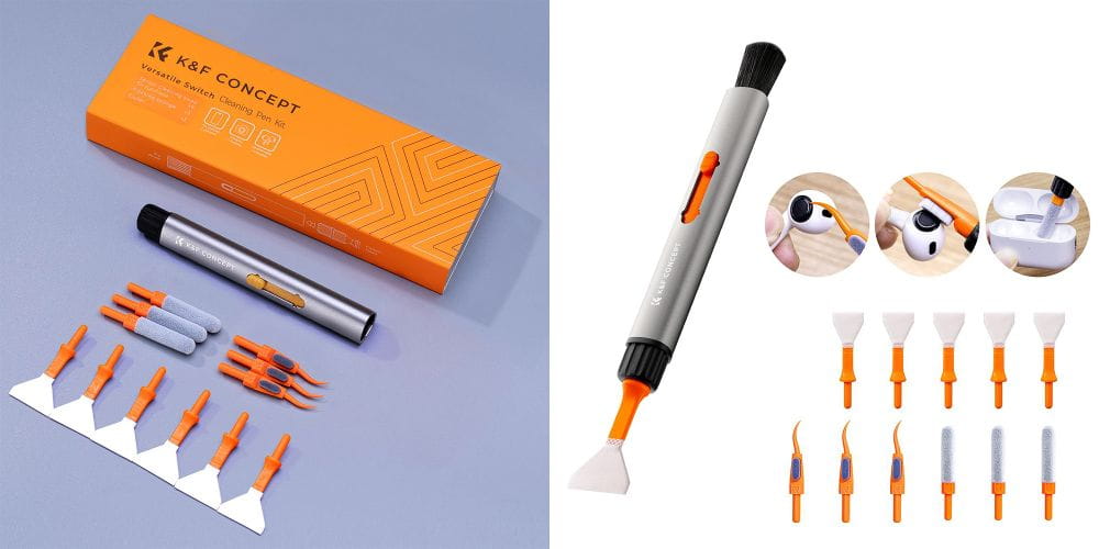 zestaw czyszczący k&f concept versatile swith cleaning pen kit do matryc pełnoklatkowych