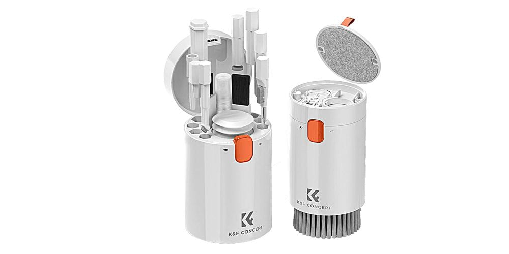 , zestaw akcesoriów czyszczących k&f concept 20w1 do elektroniki