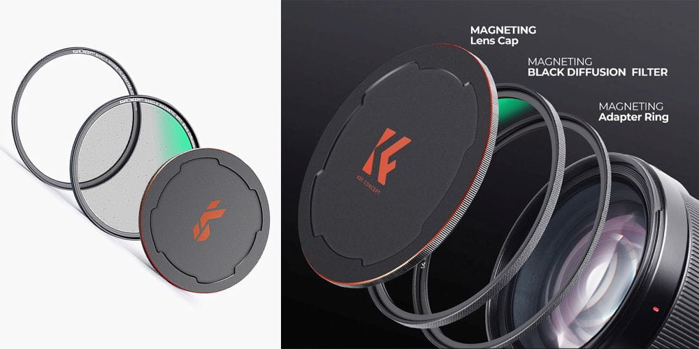 filtr dyfuzyjny magnetyczny k&f concept nano-x mrc black mist 1/4 - 67 mm