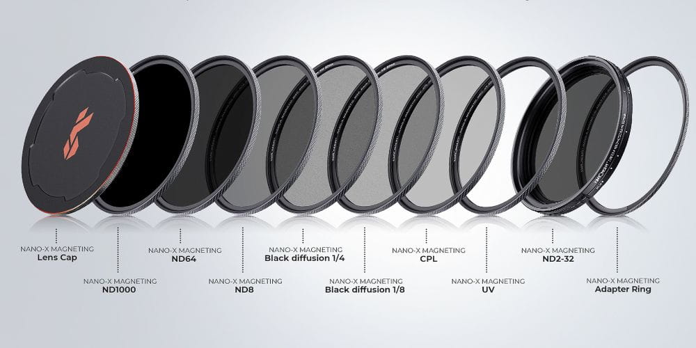 filtr dyfuzyjny magnetyczny k&f concept nano-x mrc black mist 1/4 - 62 mm
