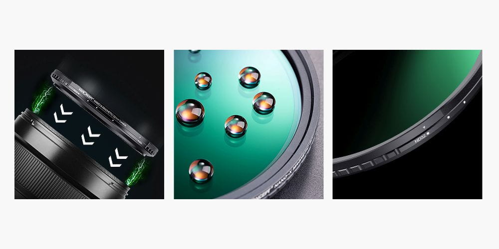 filtr szary regulowany magnetyczny k&f concept nano-x mrc fader nd2-32 - 77 mm