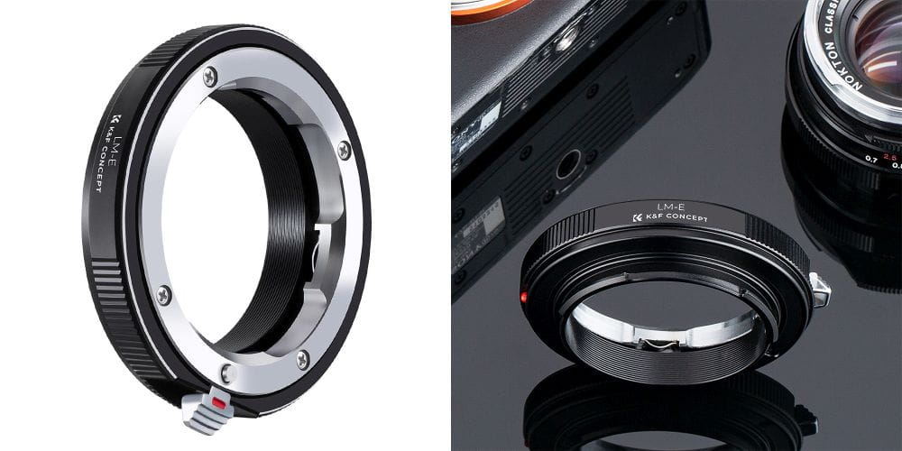adapter bagnetowy k&f concept - leica m / sony e