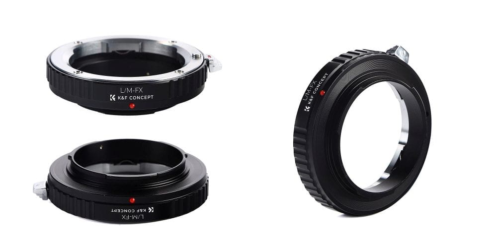 adapter bagnetowy k&f concept - leica m / fujifilm x