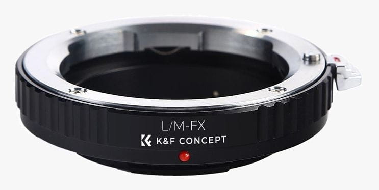 adapter bagnetowy k&f concept - leica m / fujifilm x