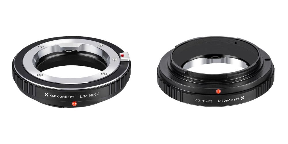 adapter bagnetowy k&f concept - leica m / nikon z