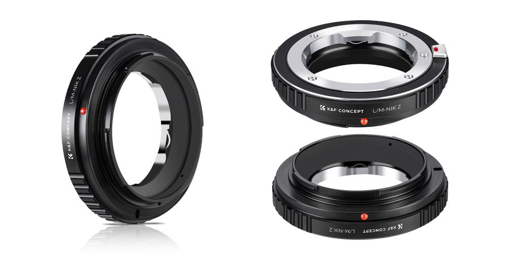 adapter bagnetowy k&f concept - leica m / nikon z
