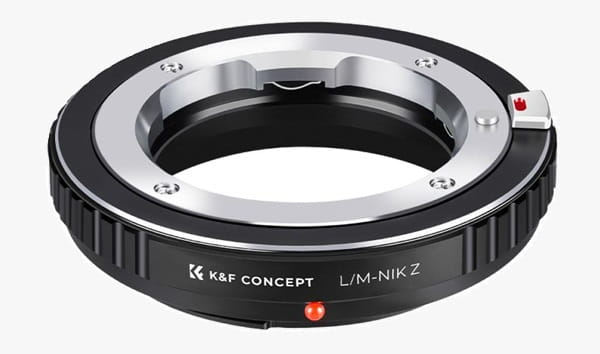 adapter bagnetowy k&f concept - leica m / nikon z