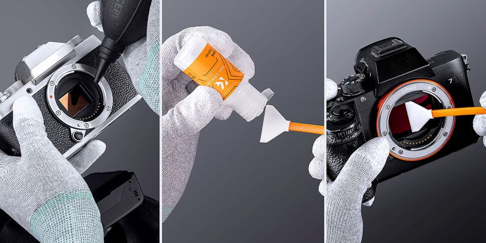 zestaw czyszczący k&f concept do matryc pełnoklatkowych