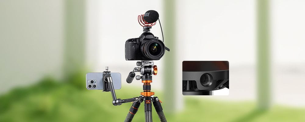 statyw video k&f concept k234a7 z głowicą fh-03