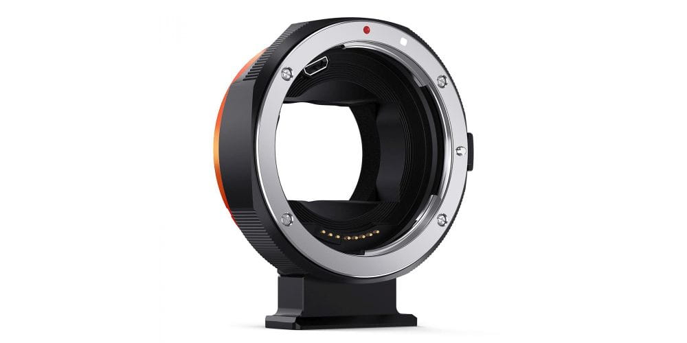 adapter bagnetowy k&f concept ef-e iv - canon ef / sony e
