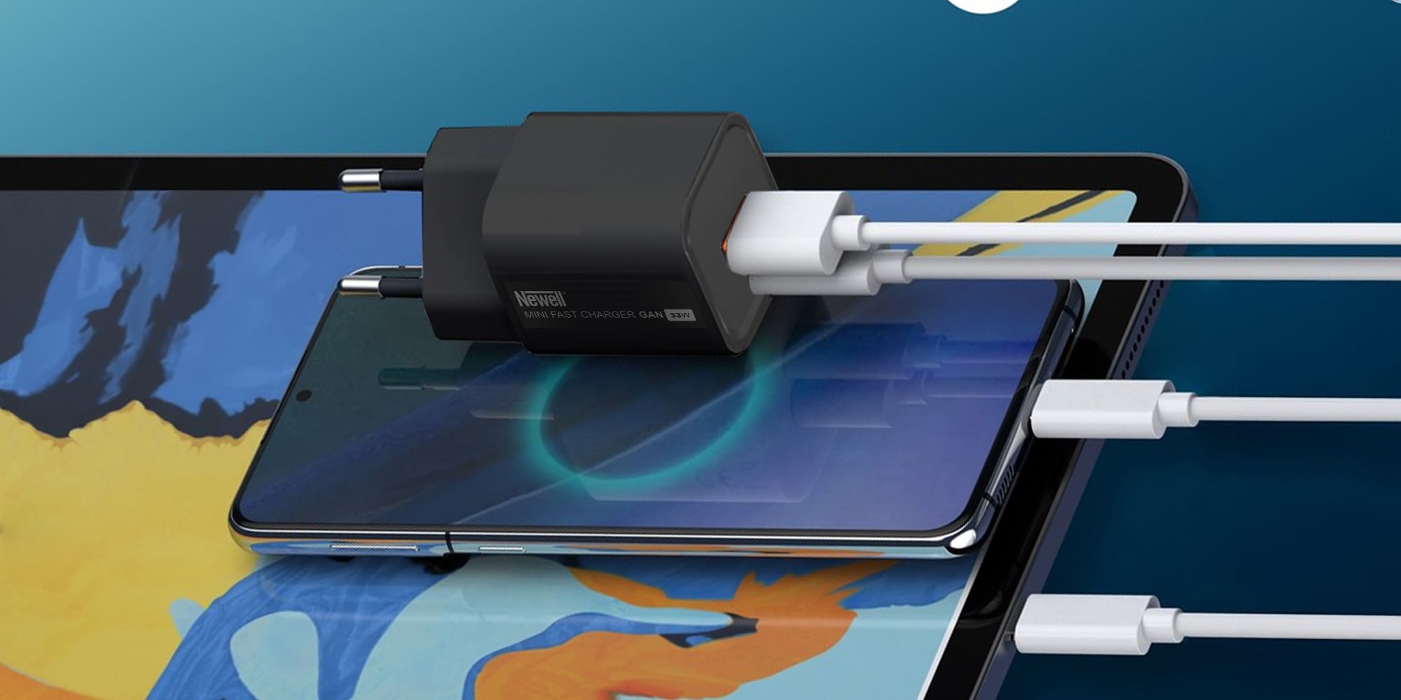 ładowarka sieciowa newell gan 33 w
