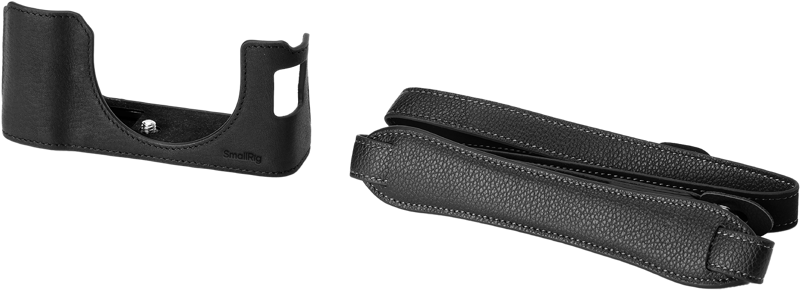 smallrig zestaw skórzane etui z paskiem dla fujifilm x100vi (czarny)