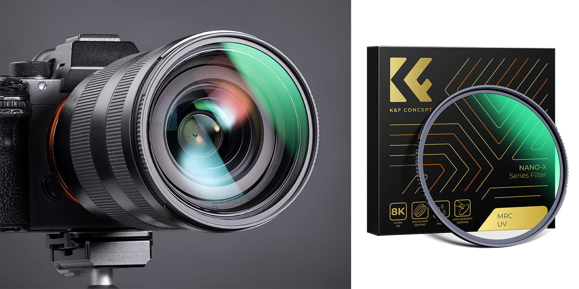 k&f concept nano-x mrc uv - 52 mm