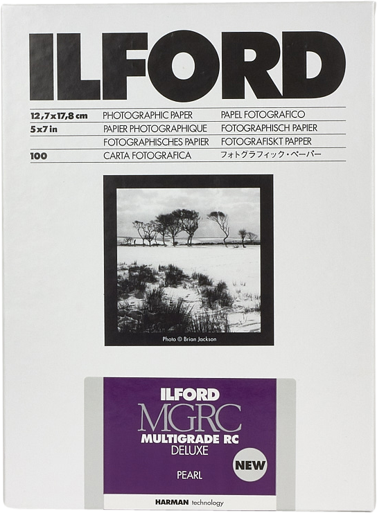 papier fotograficzny 20.3x25.4cm ilford photo multigrade rc deluxe pearl 25