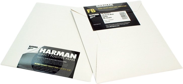 papier fotograficzny ilford photo direct positiv paper fb 1k 5x7 25 arkuszy