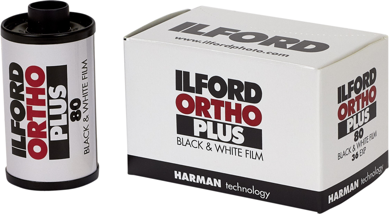 czarno-biały film ilford photo ortho plus 135-36