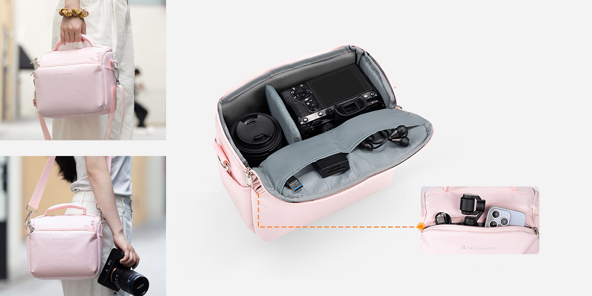 kf concept camera sling bag