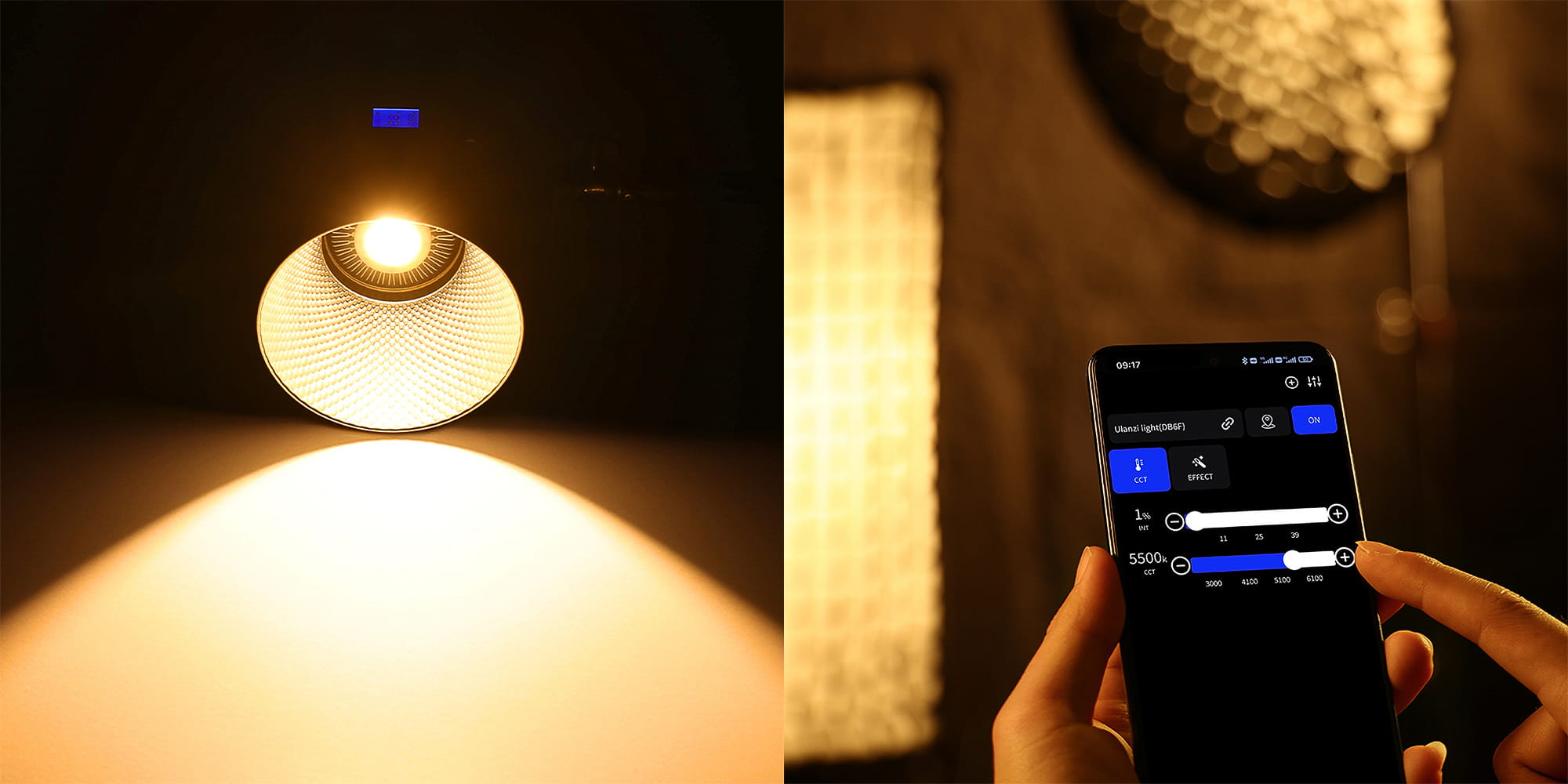 lampa ulanzi v-120c
