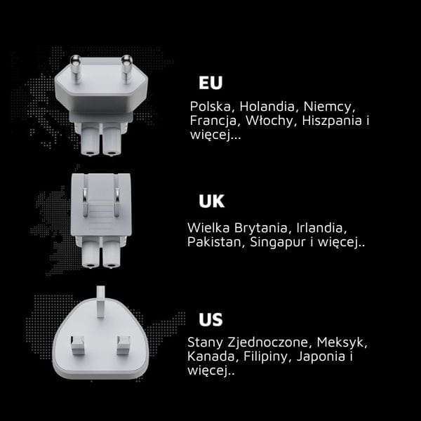 xtorm ładowarka turystyczna 67w gan +kabel usb-c pd biała
