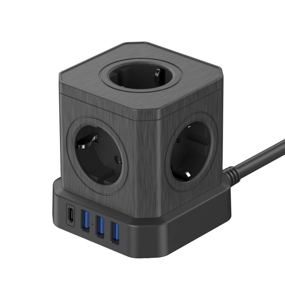 kostka zasilająca newell gan power cube 9w1 czarna