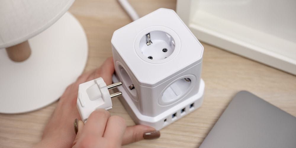 kostka zasilająca newell gan power cube 9w1 biała