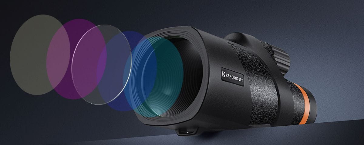 luneta obserwacyjna k&f concept bak-4 12x50 czarna