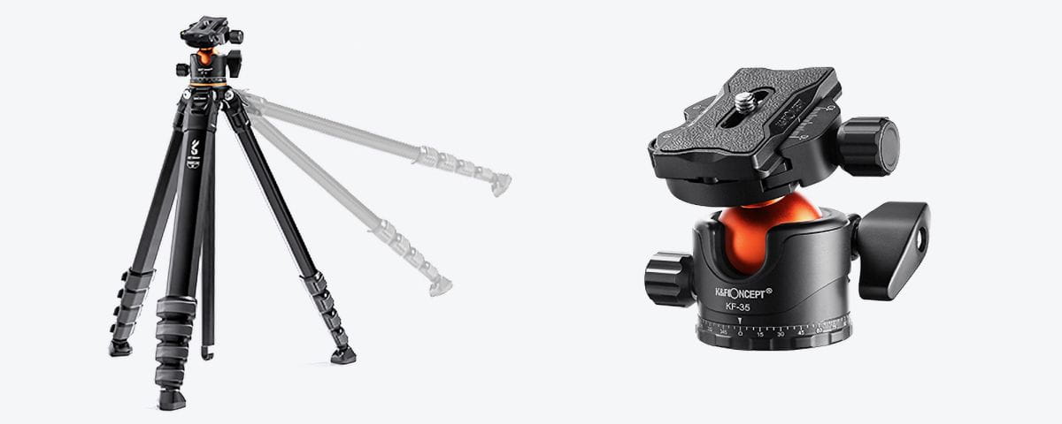 statyw k&f concept m1 z głowicą kulową bh-36l