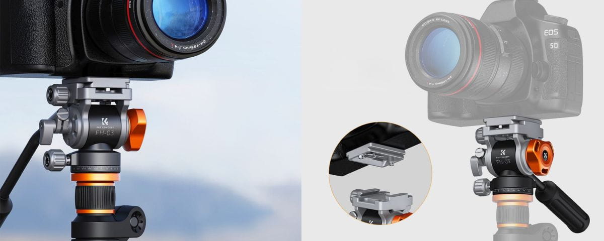 głowica video k&f concept fh-03