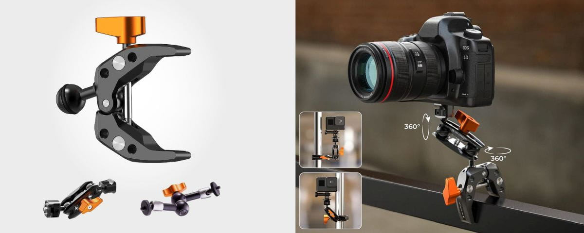 ramię montażowe z uchwytem k&f concept ms13