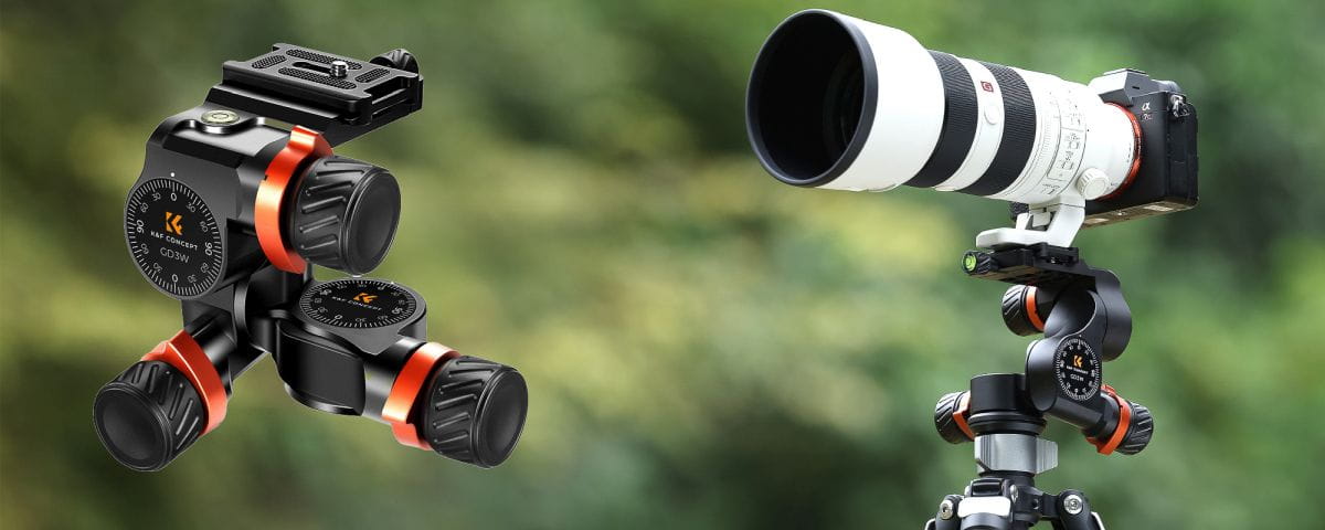 głowica 3d z przekładnią zebątą k&f concept gd3w