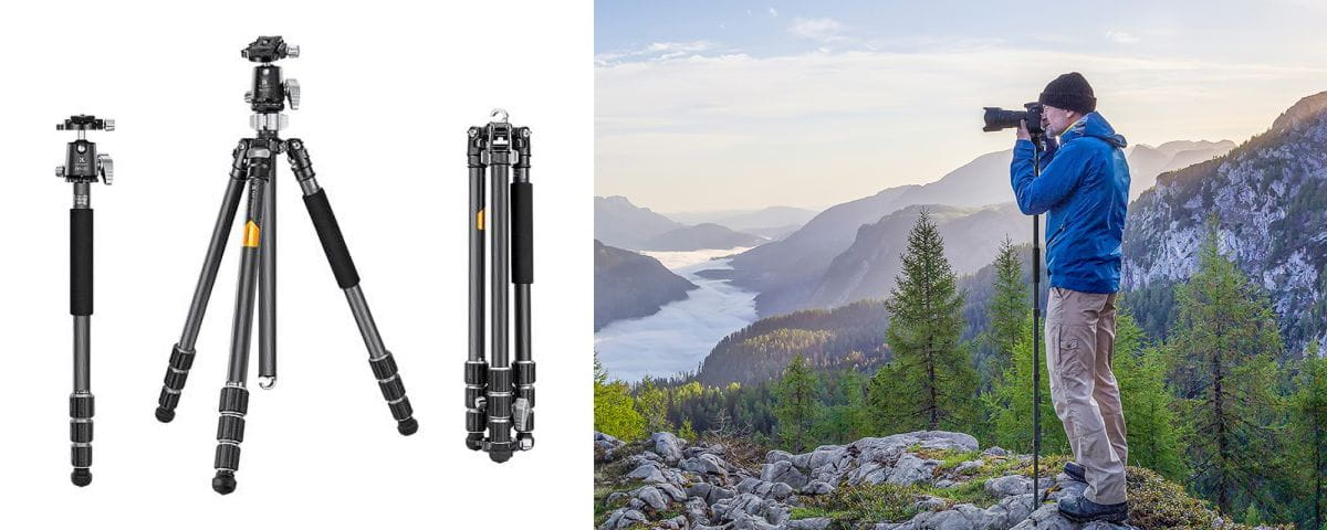 statyw k&f concept x254c4 z głowicą kulową bh-30